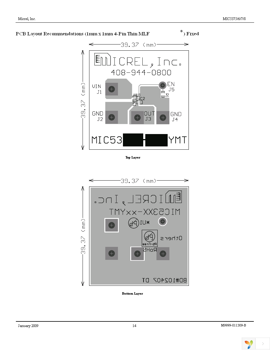 MIC5377YC5 TR Page 14